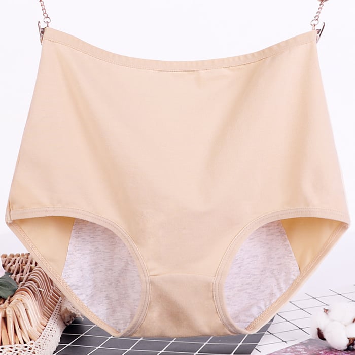 🔥Large size pure cotton antibacterial and leak-proof physiological underwear