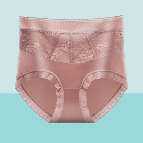 High Waist Anti-Side Leakage Lace Panties