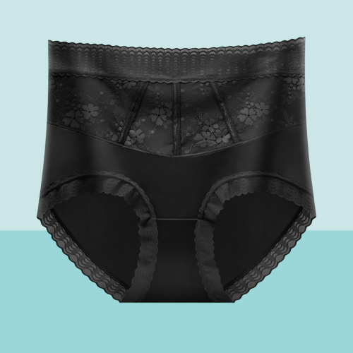 High Waist Anti-Side Leakage Lace Panties