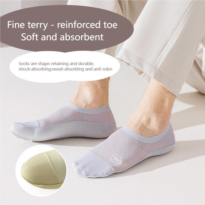 Ultra Thin Liner Non Slip No Show Socks(3 pairs)