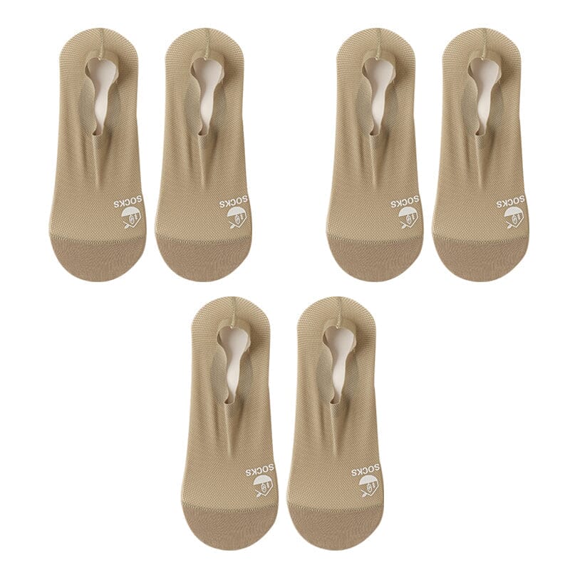 Ultra Thin Liner Non Slip No Show Socks(3 pairs)