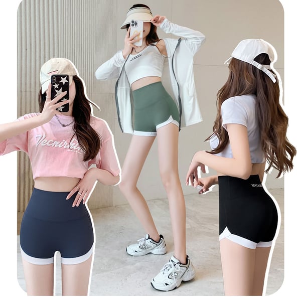 Summer Seamless Mini Shark Shorts