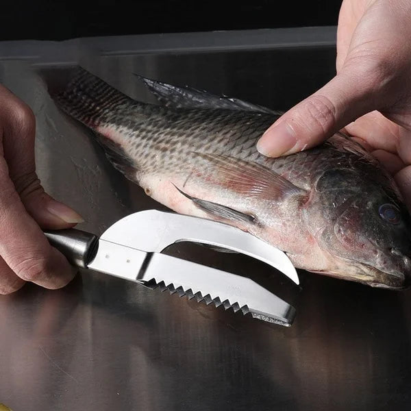 🔥 Multi-Fish Scale Knife 3-in-1