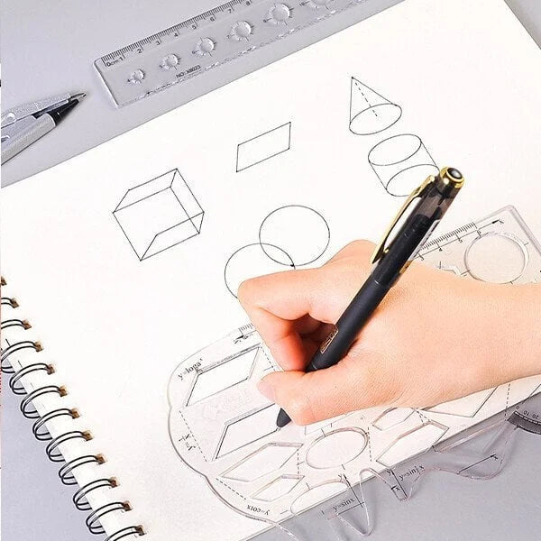 Mathematics template ruler function ruler geometry drawing board for primary and secondary school students