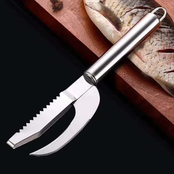 🔥 Multi-Fish Scale Knife 3-in-1