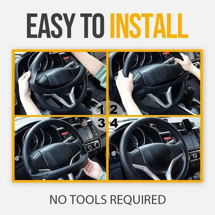 Cool non-slip silicone steering wheel protector