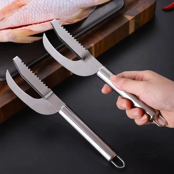 🔥 Multi-Fish Scale Knife 3-in-1