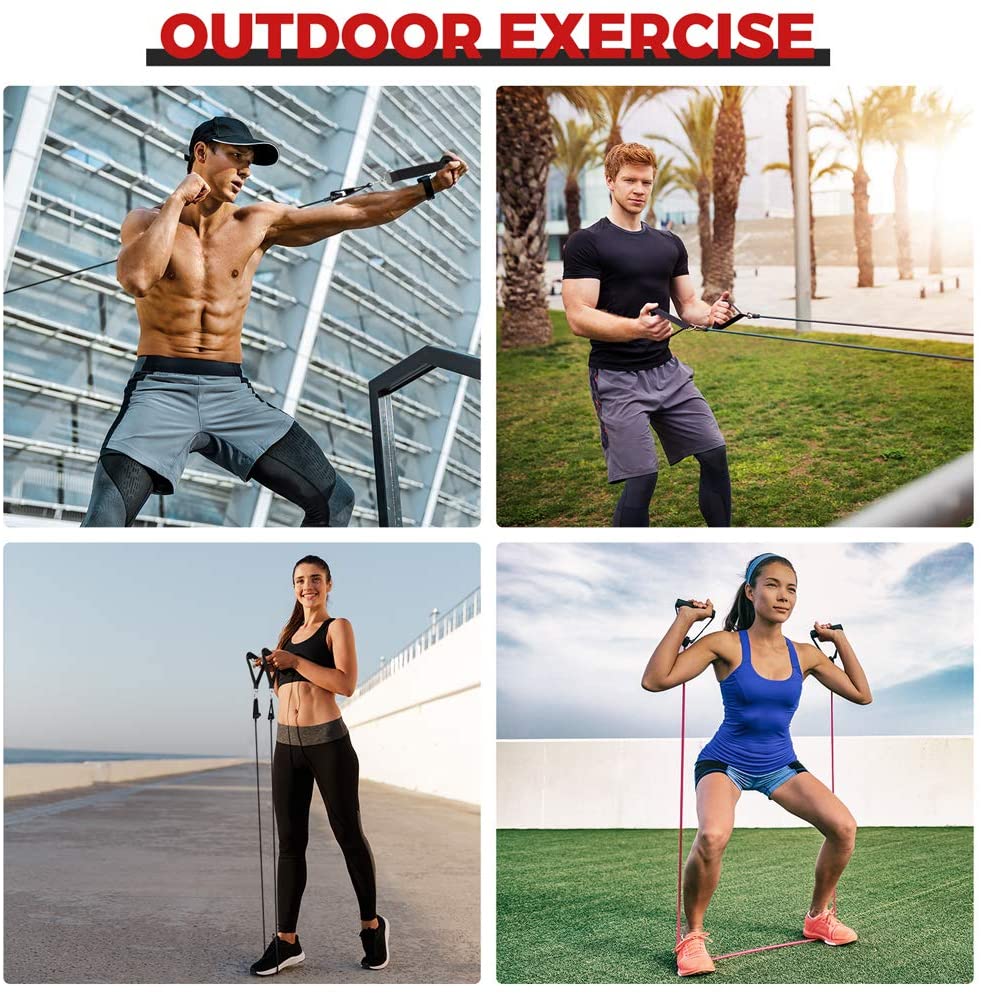Power Exercise Resistance Exercise Band 5 in 1