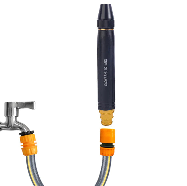 Portable Water Sprayer Nozzle Adjustable Metal High Pressure Car Washing Garden Hose
