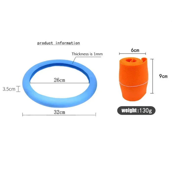 Cool non-slip silicone steering wheel protector