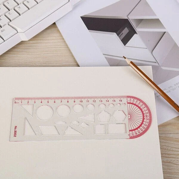 Mathematics template ruler function ruler geometry drawing board for primary and secondary school students