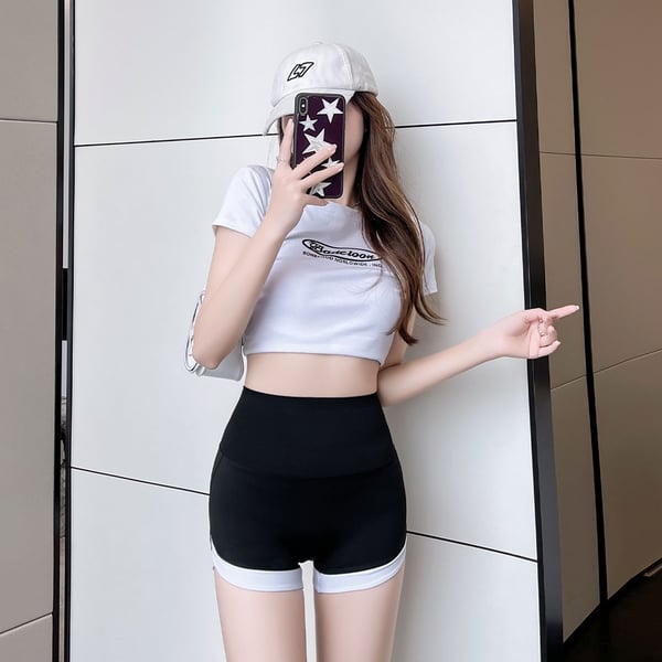 Summer Seamless Mini Shark Shorts