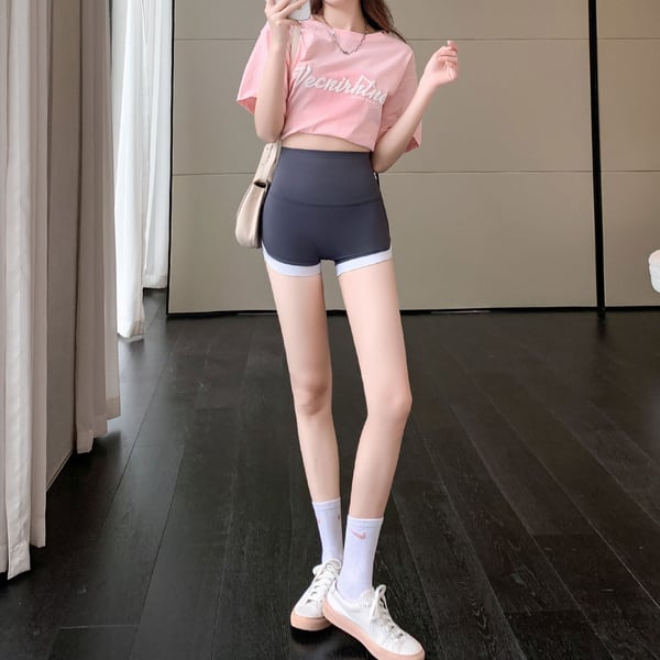 Summer Seamless Mini Shark Shorts