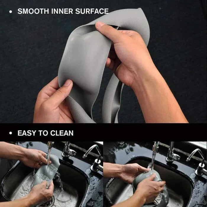 Cool non-slip silicone steering wheel protector