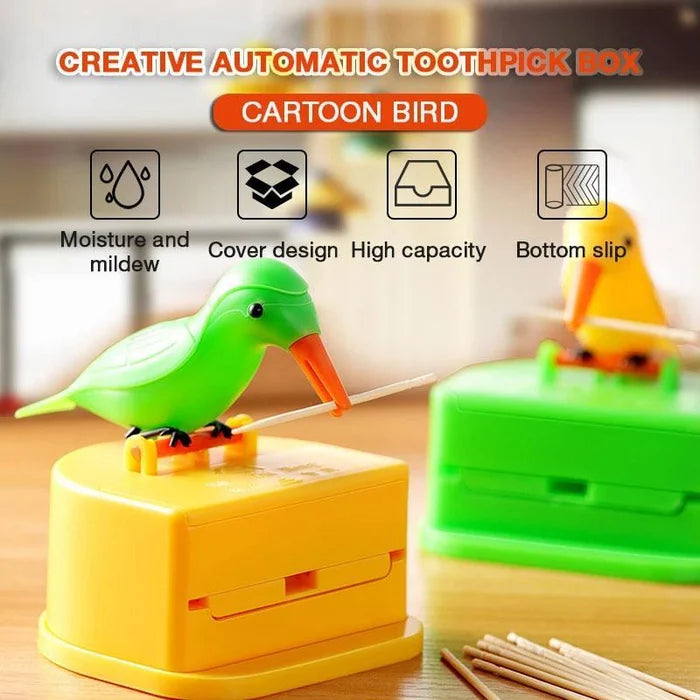 Bird Toothpick Dispenser