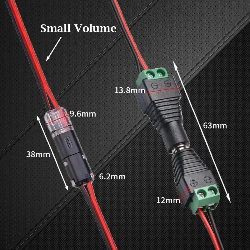 Double-Wire Plug-In Connector With Locking Buckle