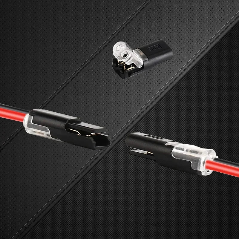 Double-Wire Plug-In Connector With Locking Buckle