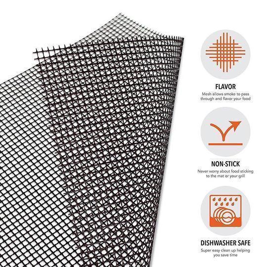 Non-Stick BBQ Grill Mesh Mat