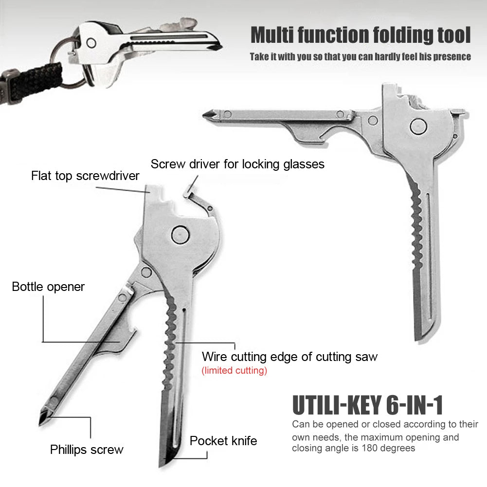 6-in-1 Multi-Functional Keychain