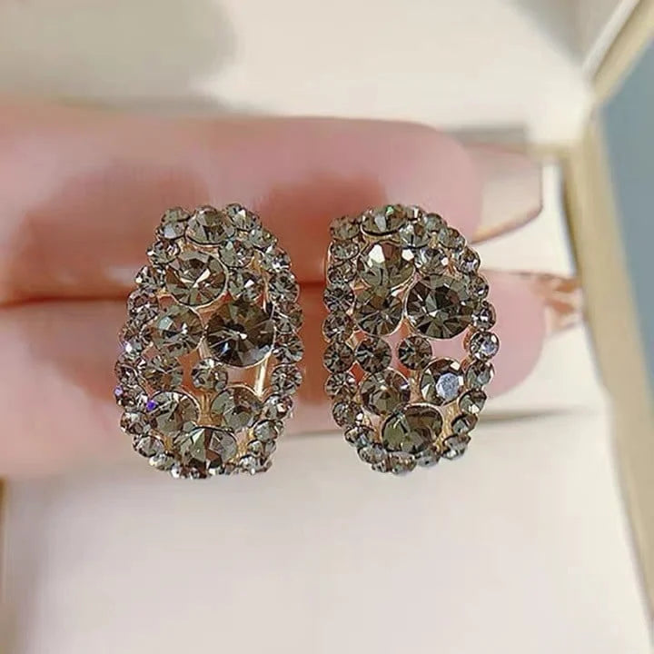 Lab-Created Diamonds Hoop Earrings