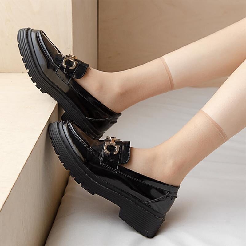 Invisible Slip-resistant Crystal Silk Socks