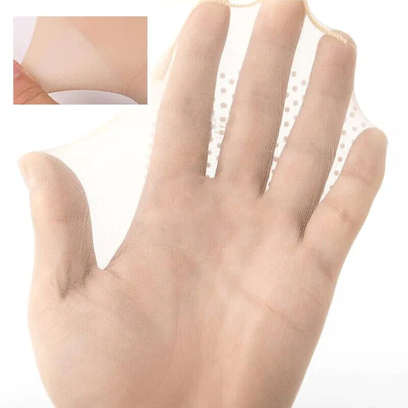 Invisible Slip-resistant Crystal Silk Socks