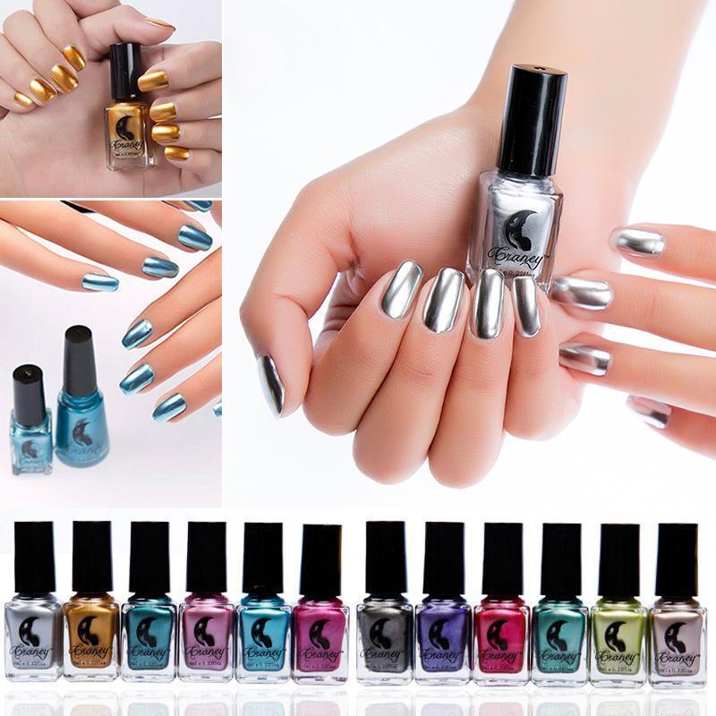 2023 Glamorous Metallic Mirror Nail Polish