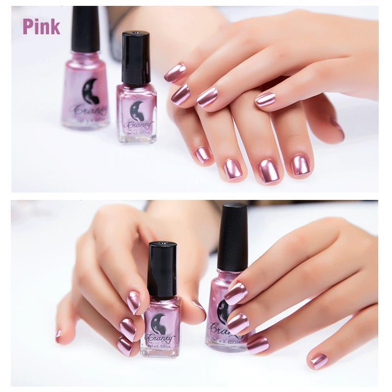 2023 Glamorous Metallic Mirror Nail Polish