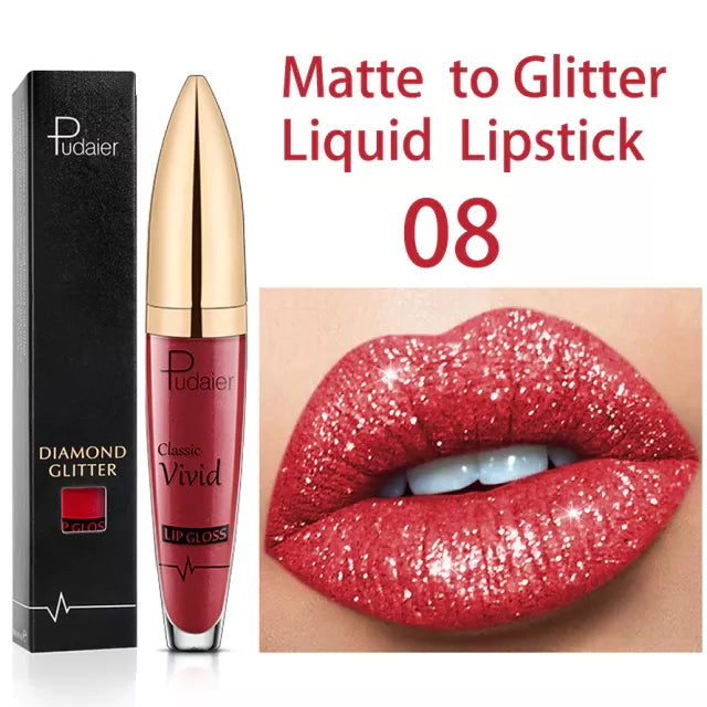 💄 New Amazing Lip Art Ideas- Diamond Lip Gloss Matte To Glitter Liquid Lipstick Waterproof