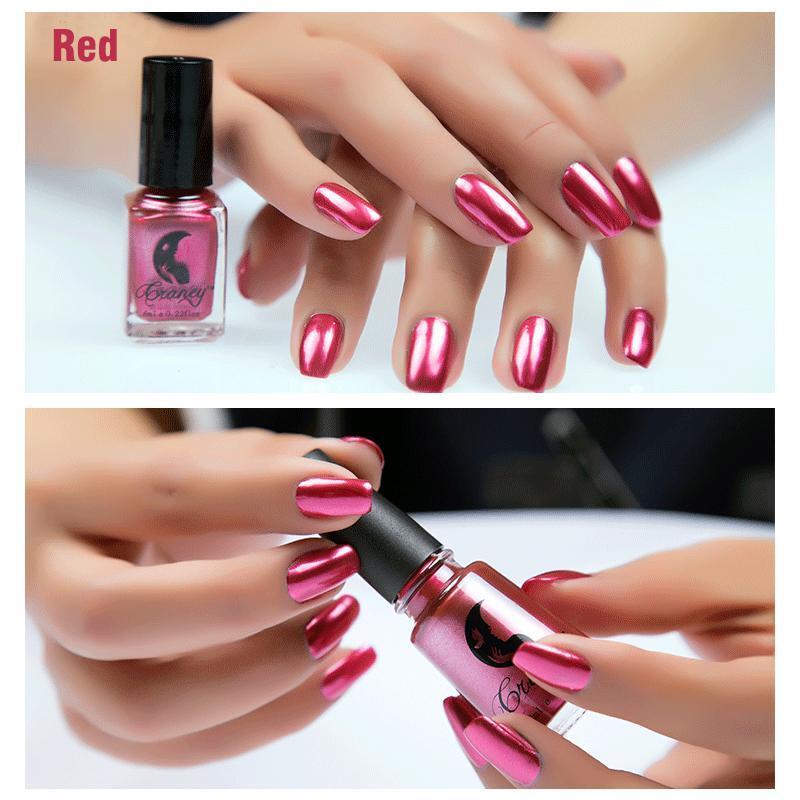 2023 Glamorous Metallic Mirror Nail Polish