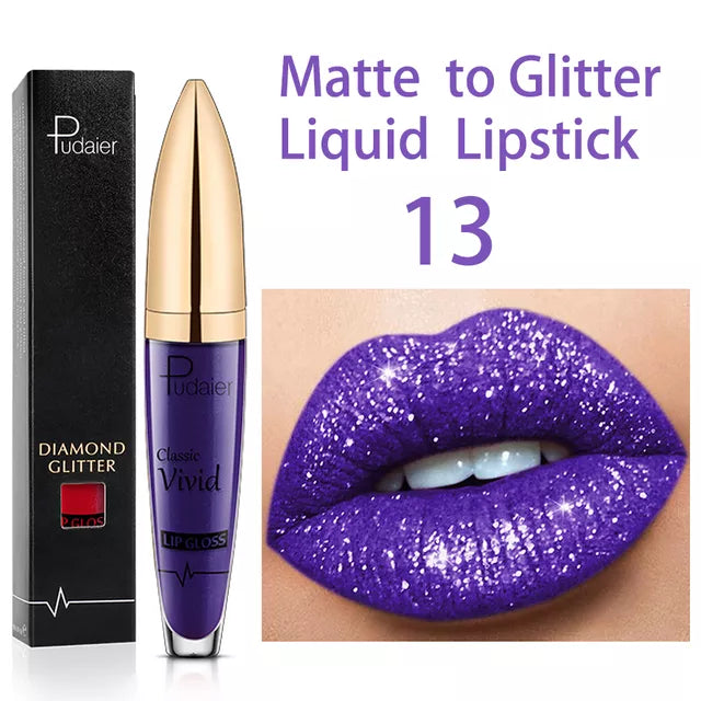 💄 New Amazing Lip Art Ideas- Diamond Lip Gloss Matte To Glitter Liquid Lipstick Waterproof