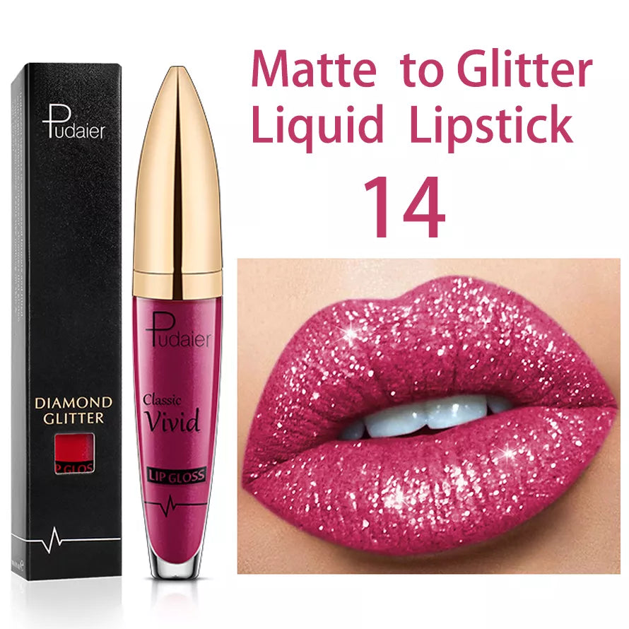 💄 New Amazing Lip Art Ideas- Diamond Lip Gloss Matte To Glitter Liquid Lipstick Waterproof