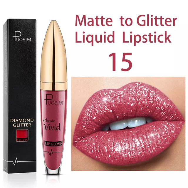 💄 New Amazing Lip Art Ideas- Diamond Lip Gloss Matte To Glitter Liquid Lipstick Waterproof