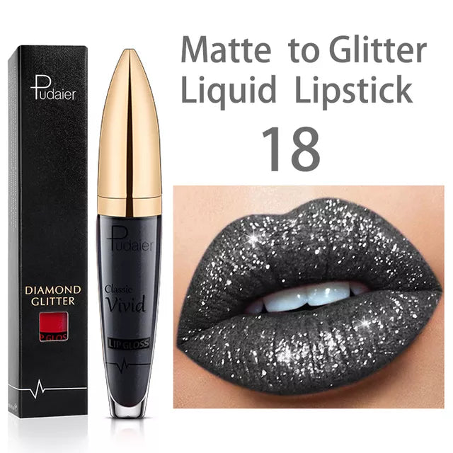 💄 New Amazing Lip Art Ideas- Diamond Lip Gloss Matte To Glitter Liquid Lipstick Waterproof