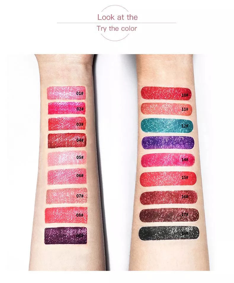 💄 New Amazing Lip Art Ideas- Diamond Lip Gloss Matte To Glitter Liquid Lipstick Waterproof