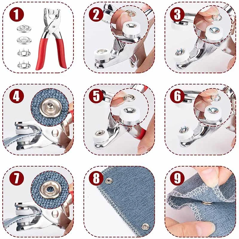Invisible Seamless Buckle DIY Snap Tool