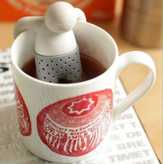 Chillin on the Cup' Silicone Tea Strainer