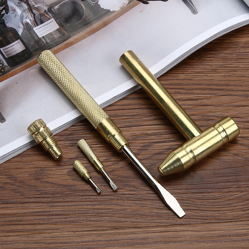 6 In1 Micro Mini Multifunction Copper Hammer