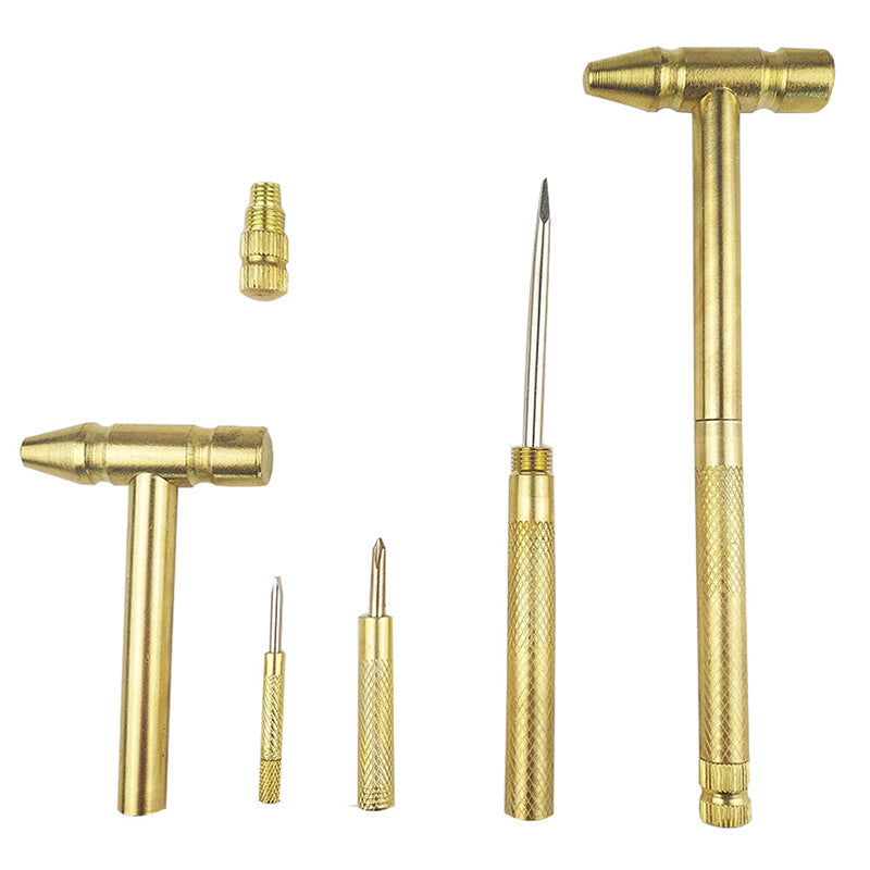 6 In1 Micro Mini Multifunction Copper Hammer