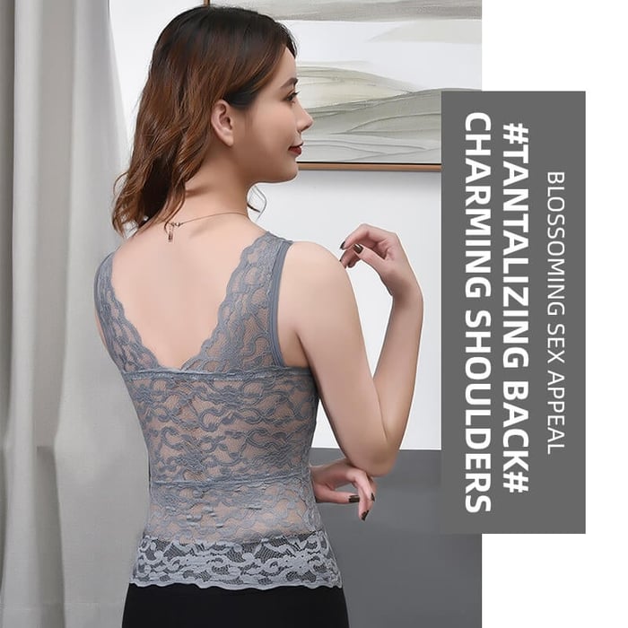 Long Lace Beauty Back Undershirt
