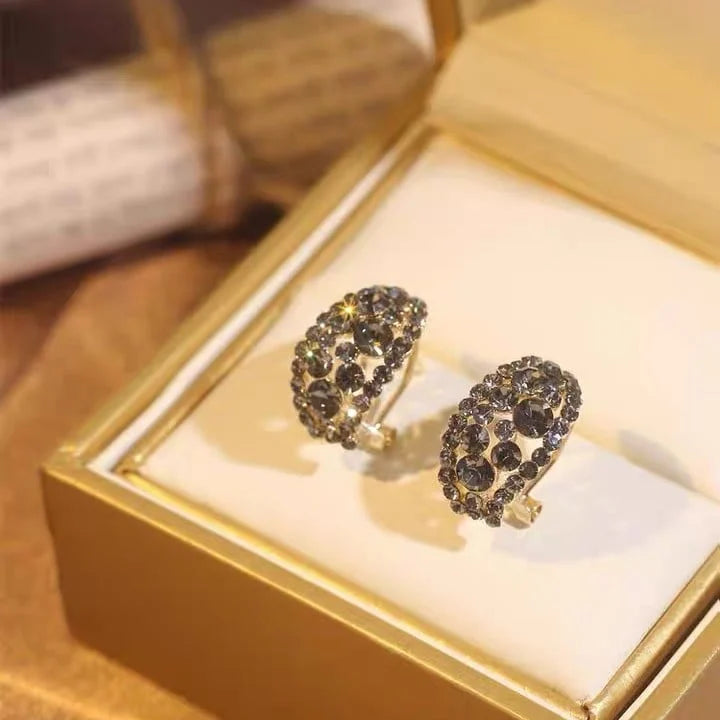 Lab-Created Diamonds Hoop Earrings