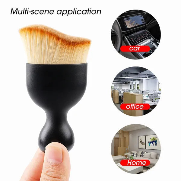 Professional car interior cleaning soft brush