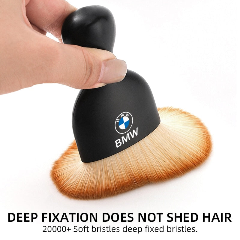 Professional car interior cleaning soft brush