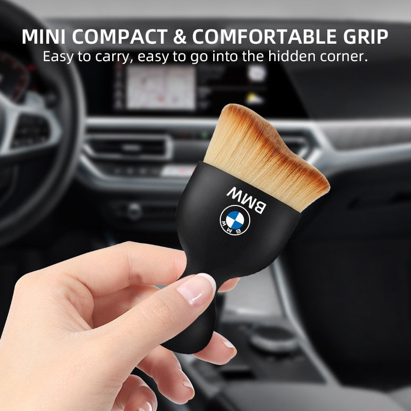 Professional car interior cleaning soft brush
