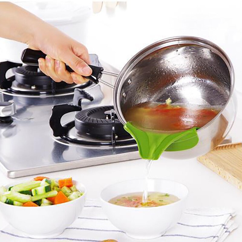 Anti-Spill Pouring Funnel