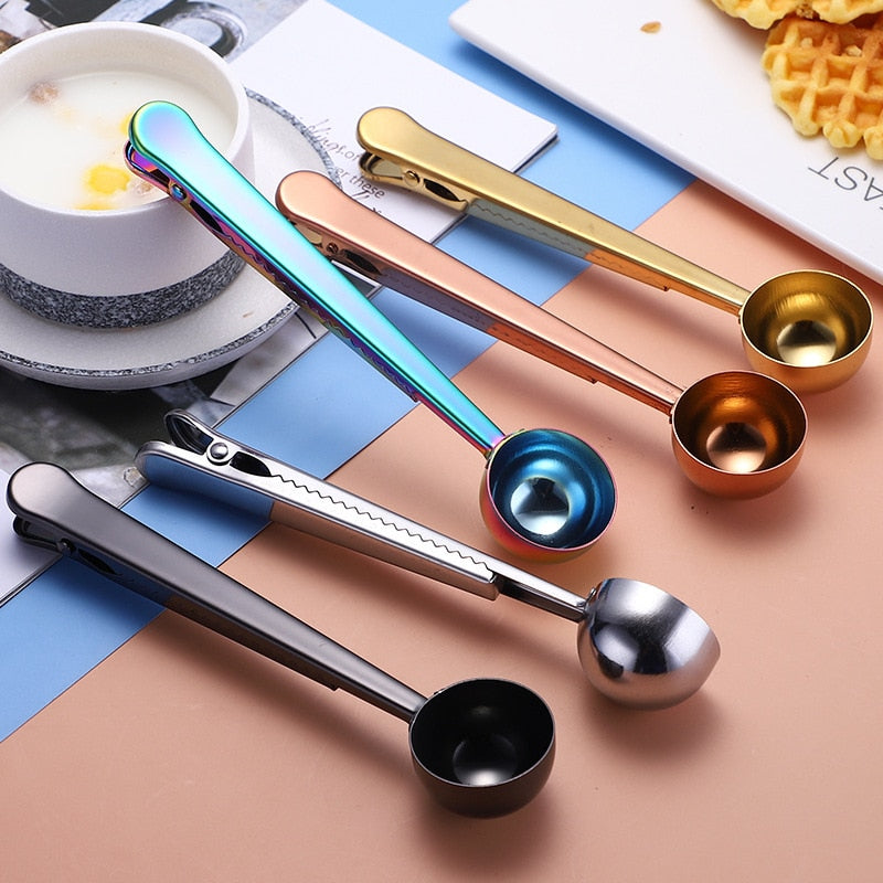 2in1 Stainless Steel Coffee Spoon