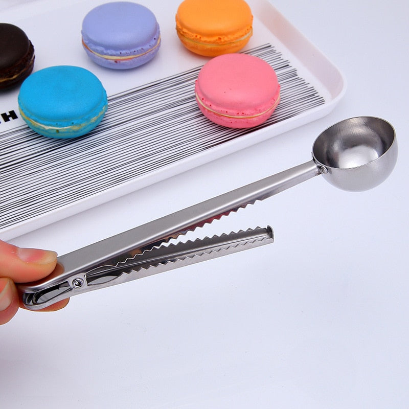 2in1 Stainless Steel Coffee Spoon