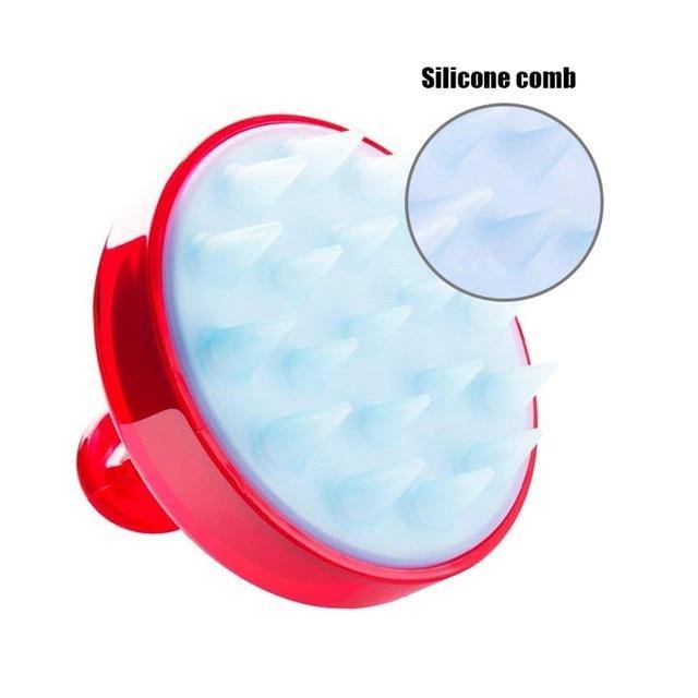 Silicone Shampoo Brush and Scalp Massager