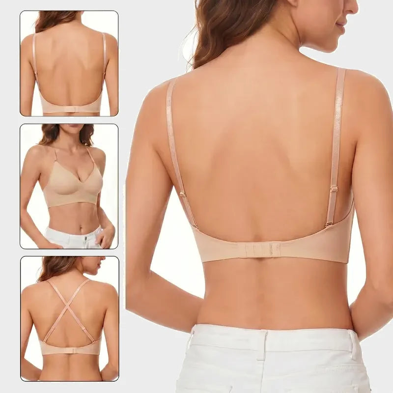 Flaunt your gorgeous back with confidence✨Seamless Low Back Multiway Bra