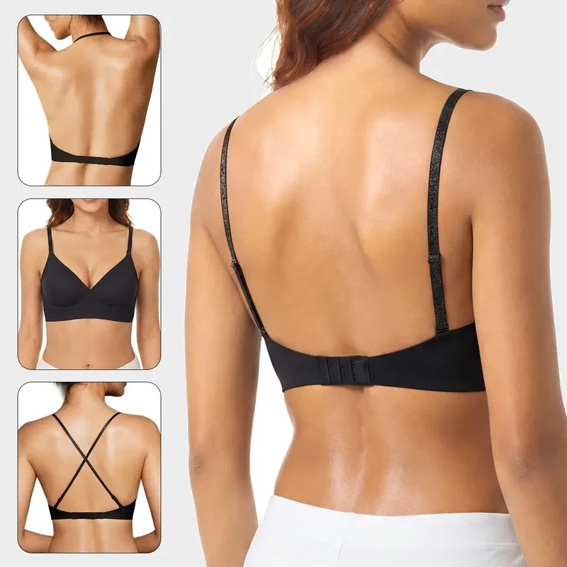 Flaunt your gorgeous back with confidence✨Seamless Low Back Multiway Bra